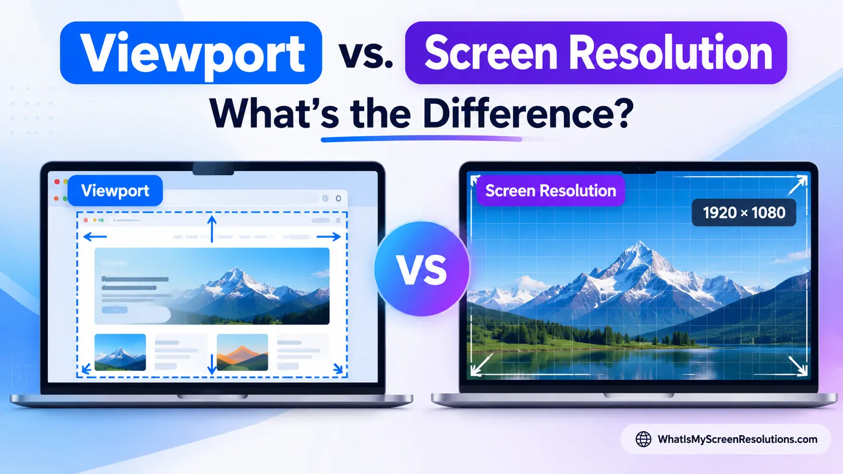 Viewport vs. Screen Resolution: What’s the Difference?
